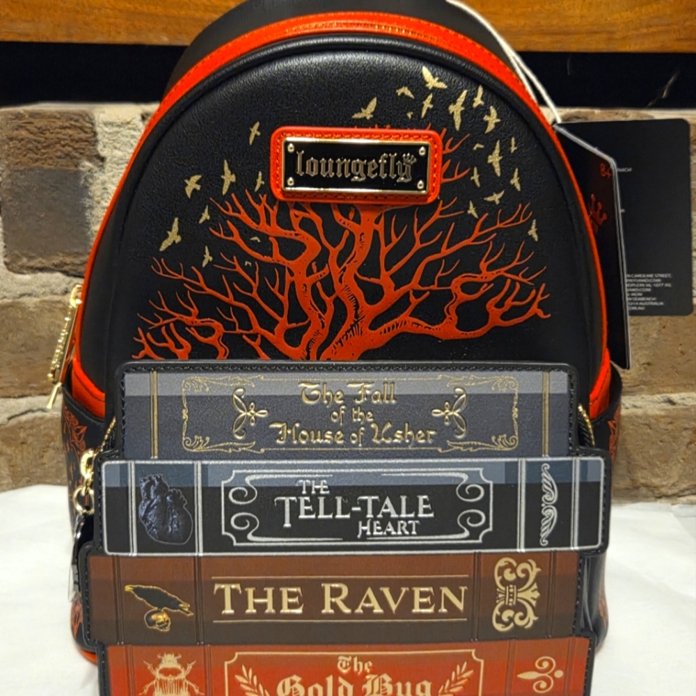 *EXCLUSIVE* Edgar Allen Poe Literary Horror Loungefly!!! HARD to FIND!!